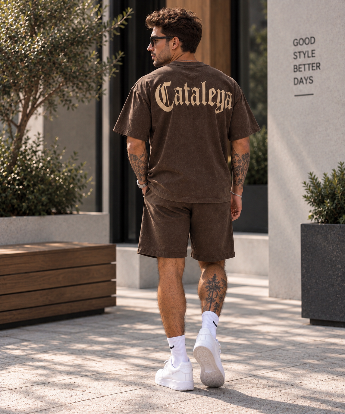 Icon Tee-coffee vintage/Gold